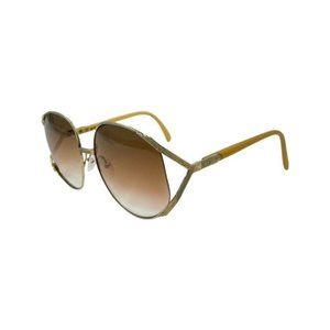 70's Butterfly CHRISTIAN DIOR Sunglasses Eyewear Style 2250 Gold Metal Frames